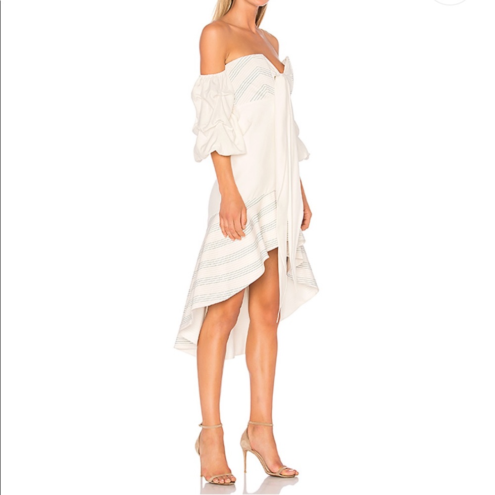 SALE ‼️ NEW✨$800 Alexis Ruffles Silk Zuki Dress - Picture 4 of 8